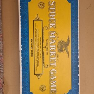 Stock Market Game - Deluxe Edition in Blue and Yellow